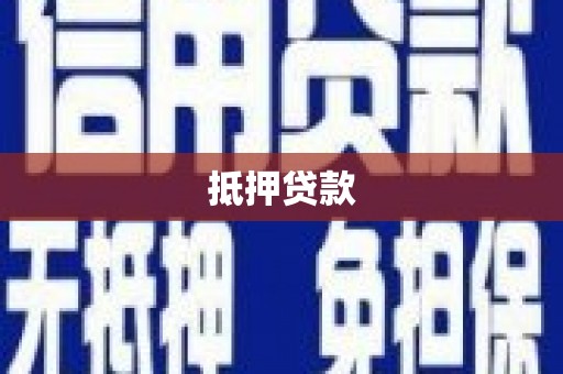 武功抵押贷款