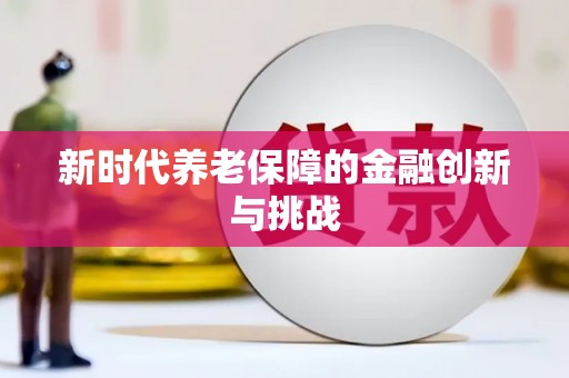 武功新时代养老保障的金融创新与挑战