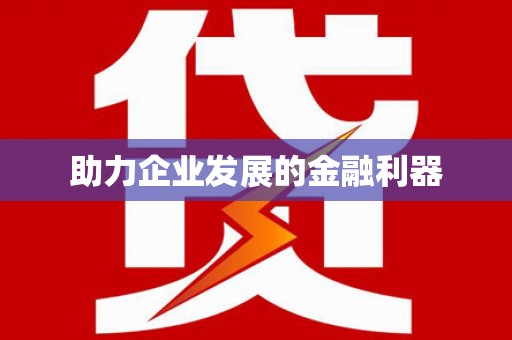武功助力企业发展的金融利器