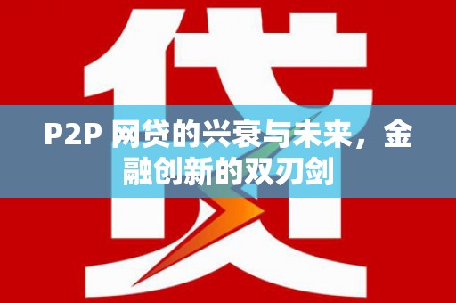 武功P2P 网贷的兴衰与未来，金融创新的双刃剑