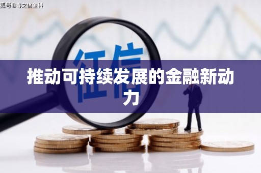 武功推动可持续发展的金融新动力