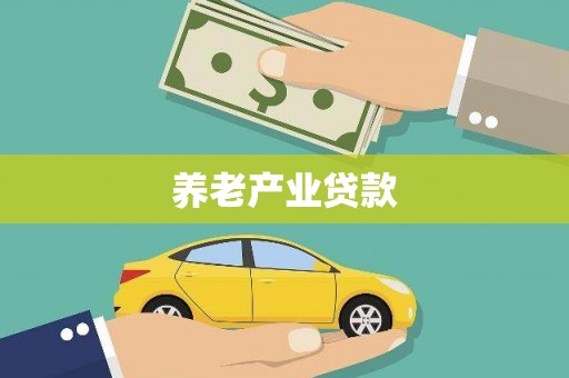 武功养老产业贷款