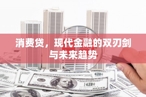 武功消费贷，现代金融的双刃剑与未来趋势
